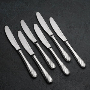 High Polish Stainless Steel Dinner Knife 8.5" | 22 Cm | Set Of 6 | In Gift Box