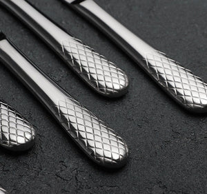 High Polish Stainless Steel Dinner Knife 8.5" | 22 Cm | Set Of 6 | In Gift Box