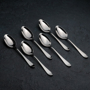 High Polish Stainless Steel Teaspoon (Mug)  6.5" | 16 cm | Set Of 6