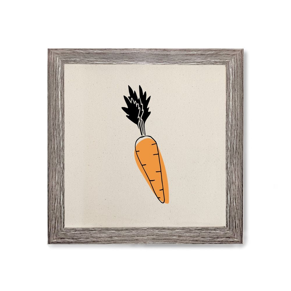 Carrot Canvas Kitchen Wall Art