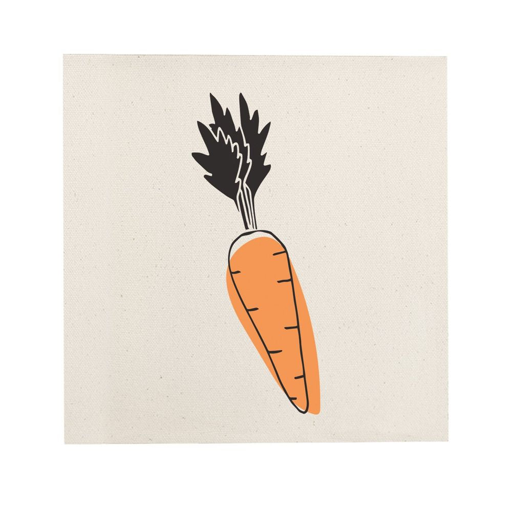 Carrot Canvas Kitchen Wall Art