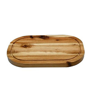 Acacia Rounded Cutting Board - 12"x8"