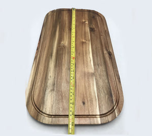 Acacia Rounded Cutting Board - 20"x11"