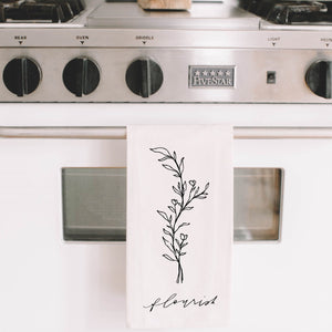 Flourish Wildflower Tea Towel