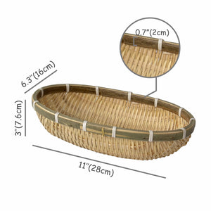Wicker Wire Fruit Storage Basket
