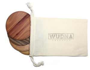 Wooden Coasters - 4" - Pack of 4