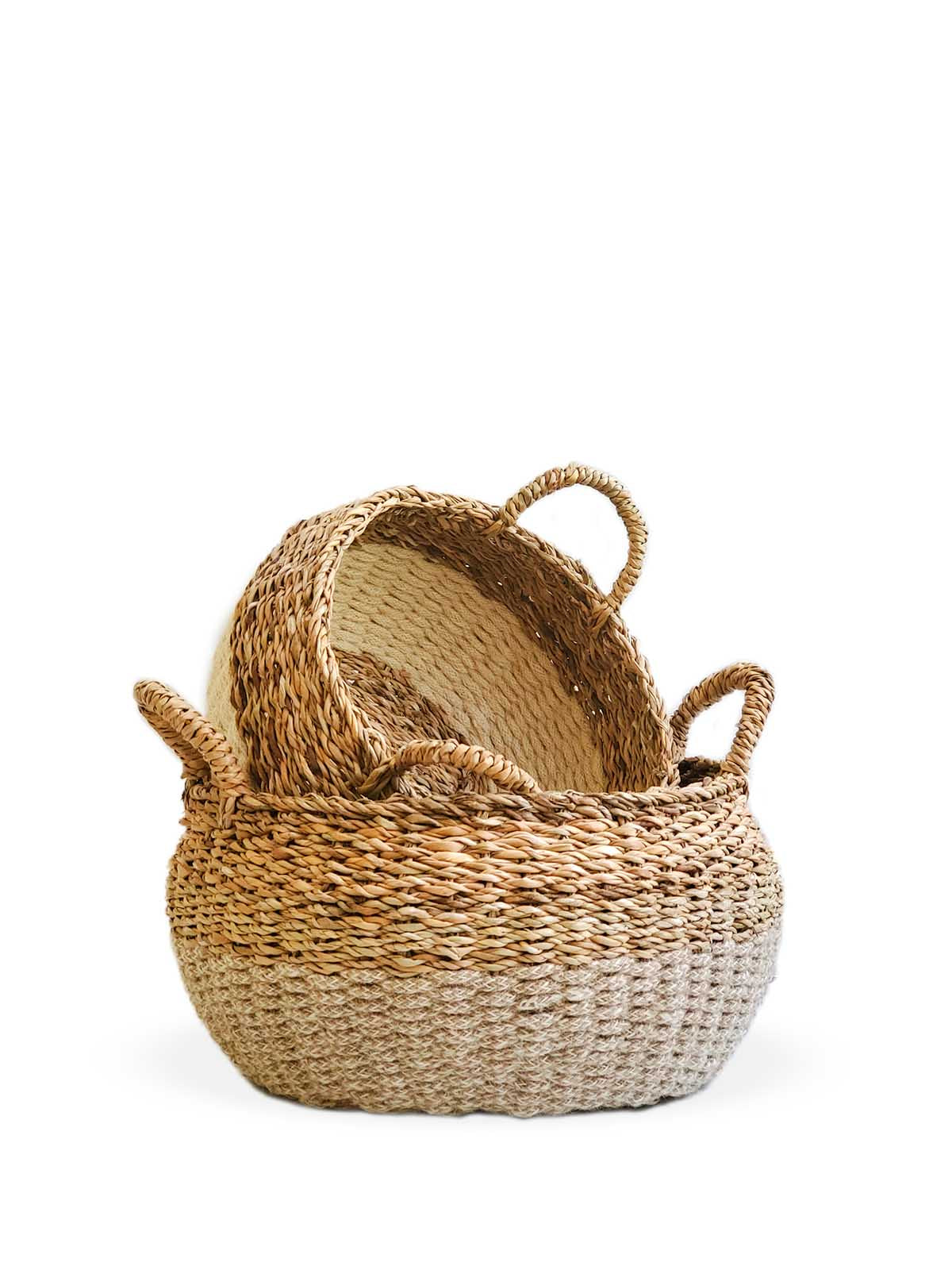 Ula Floor Basket - Natural (Set of 2)