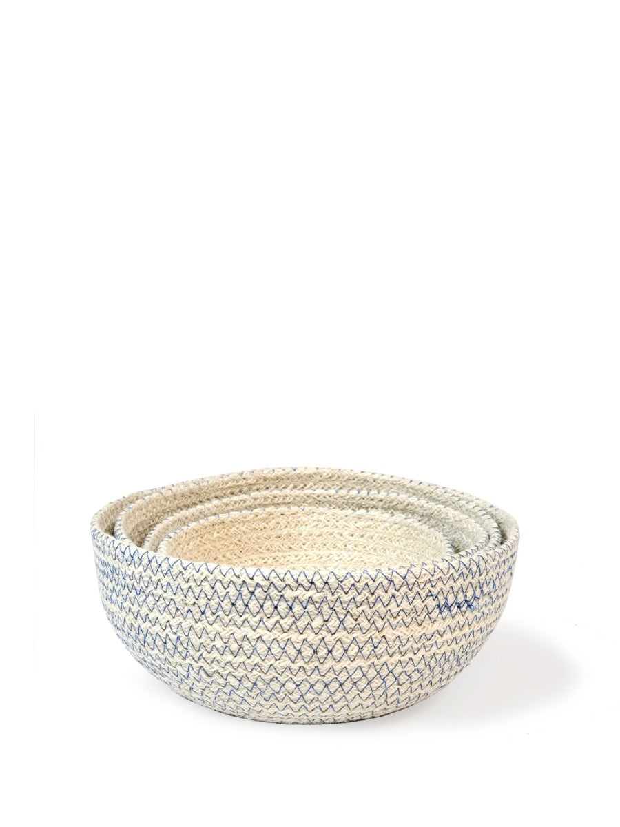 Blue Amari Round Bowls - Set of 4
