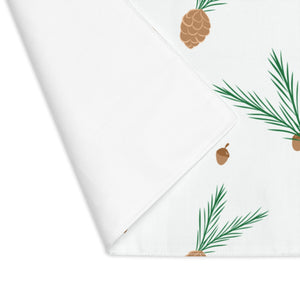 Holiday Table Placemat - Pinecones & Acorns