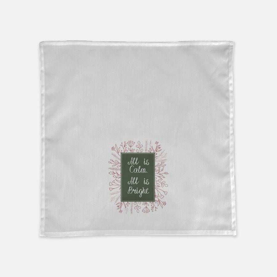 Holiday Hostess Towel - All is Calm, All is Bright