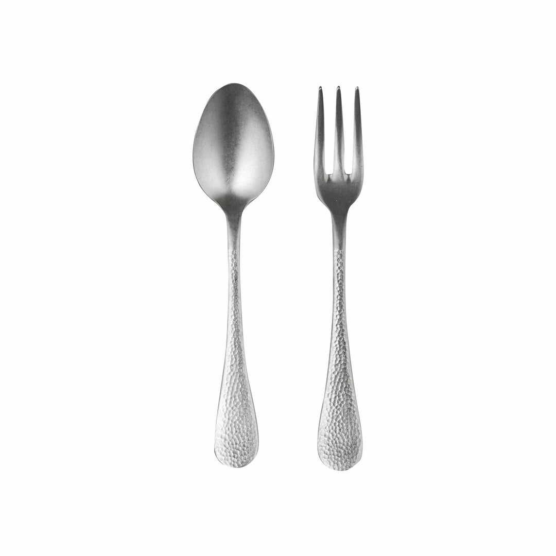 Fork and Spoon Serving Set - Epoque Pewter