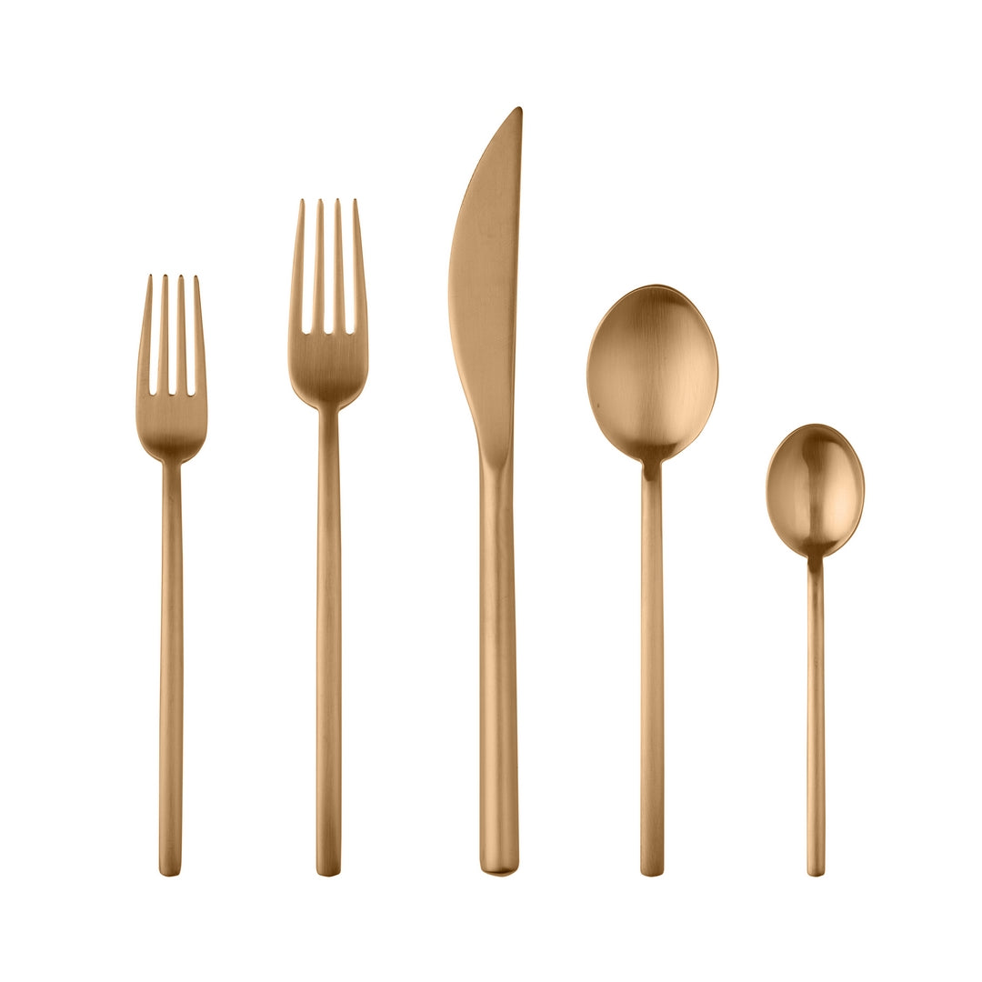 20 Piece Flatware Set - Due Ice Oro