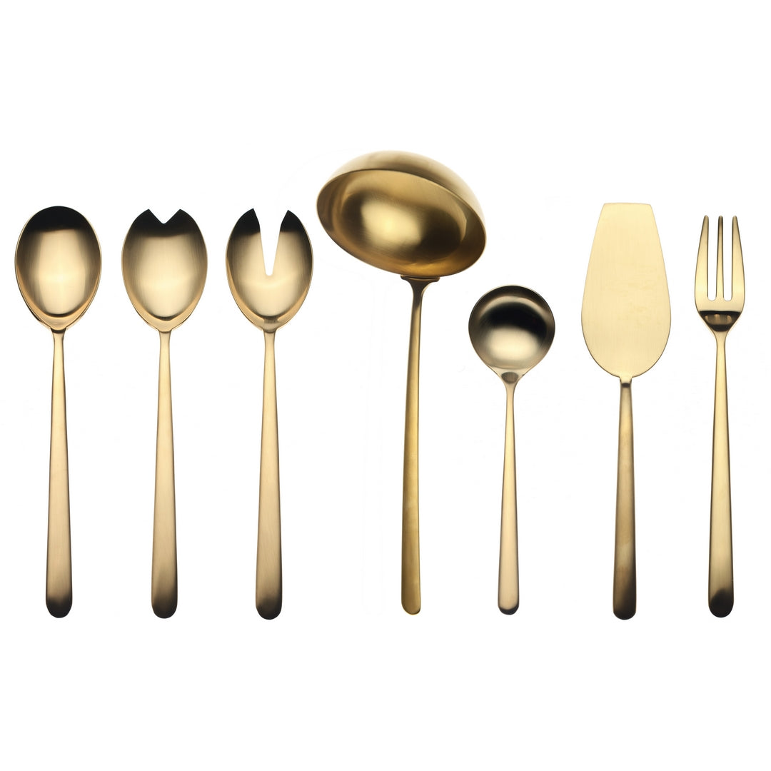 7 Piece Full Serving Set - Linea Ice Oro.
