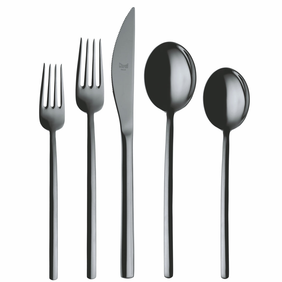 20 Piece Flatware - Due Oro Nero