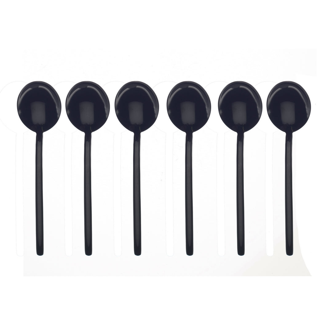 6 Piece Coffee Spoon Set - Due Oro Nero