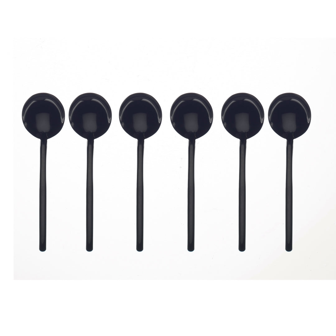 6 Piece Espresso Spoon - Due Oro Nero