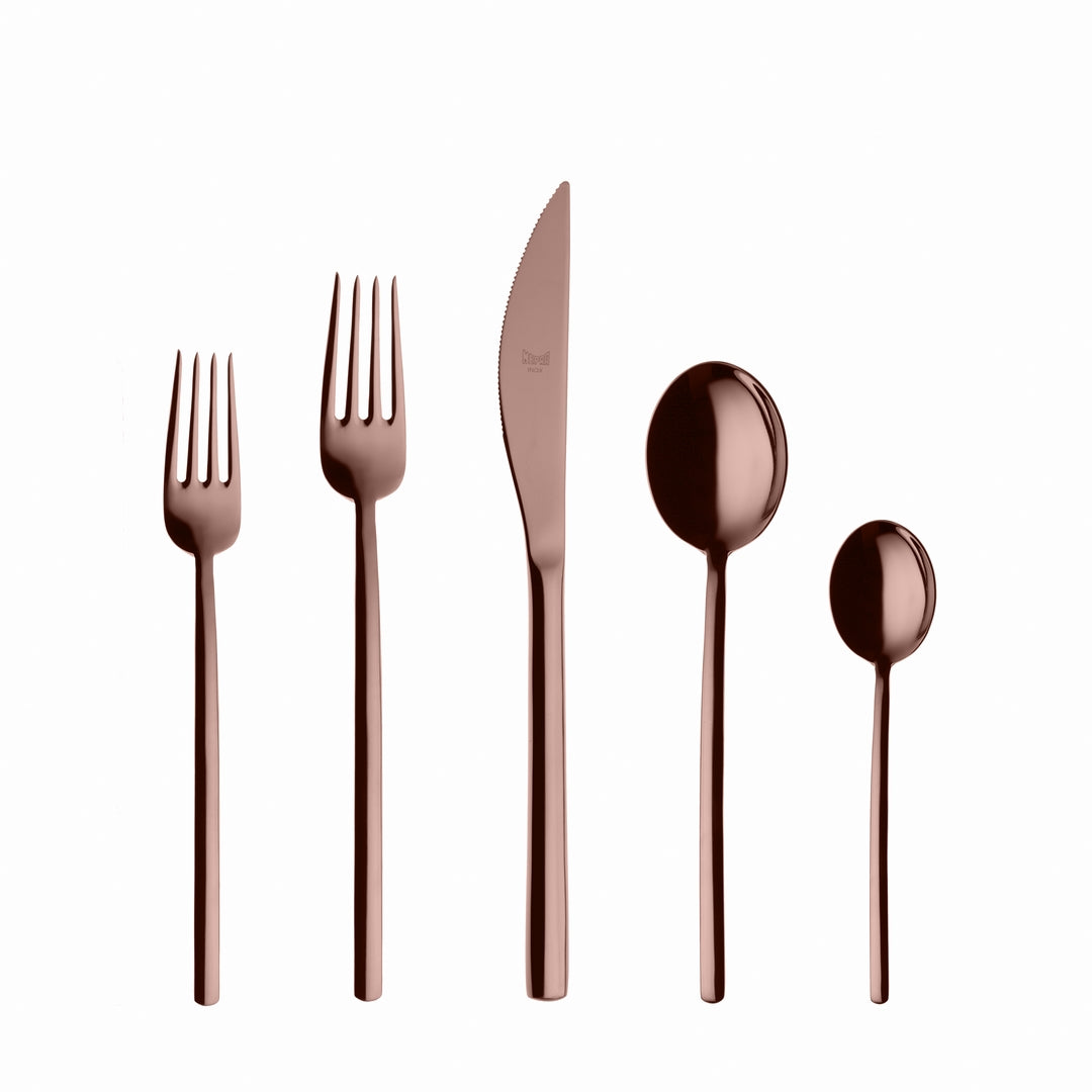 5 Piece Flatware Set - Due Bronzo