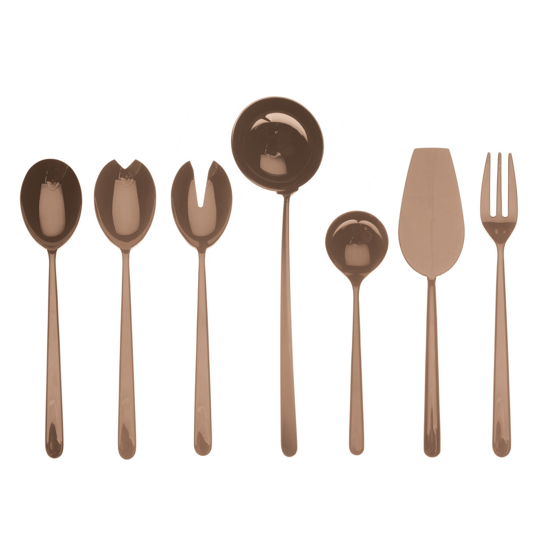 7 Piece Full Serving Set - Linea Bronzo