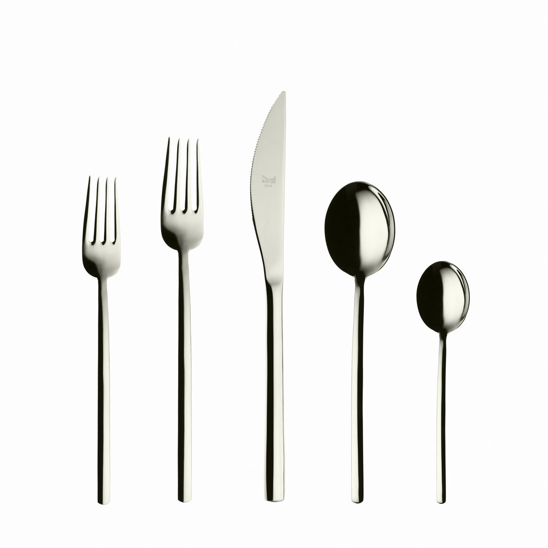 5 Piece Cutlery Set - Due Champagne