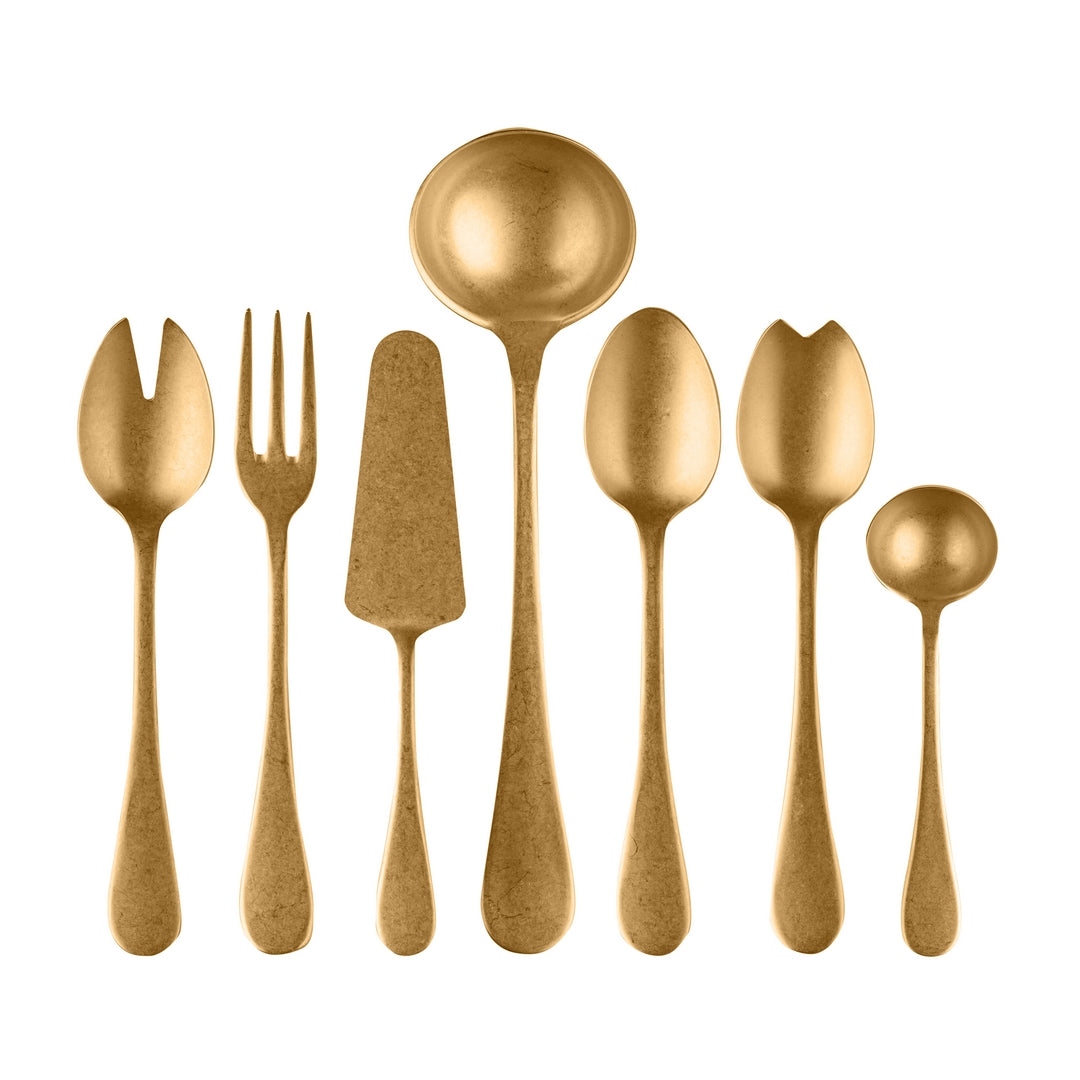 7 Piece Full Serving Set - Vintage Oro