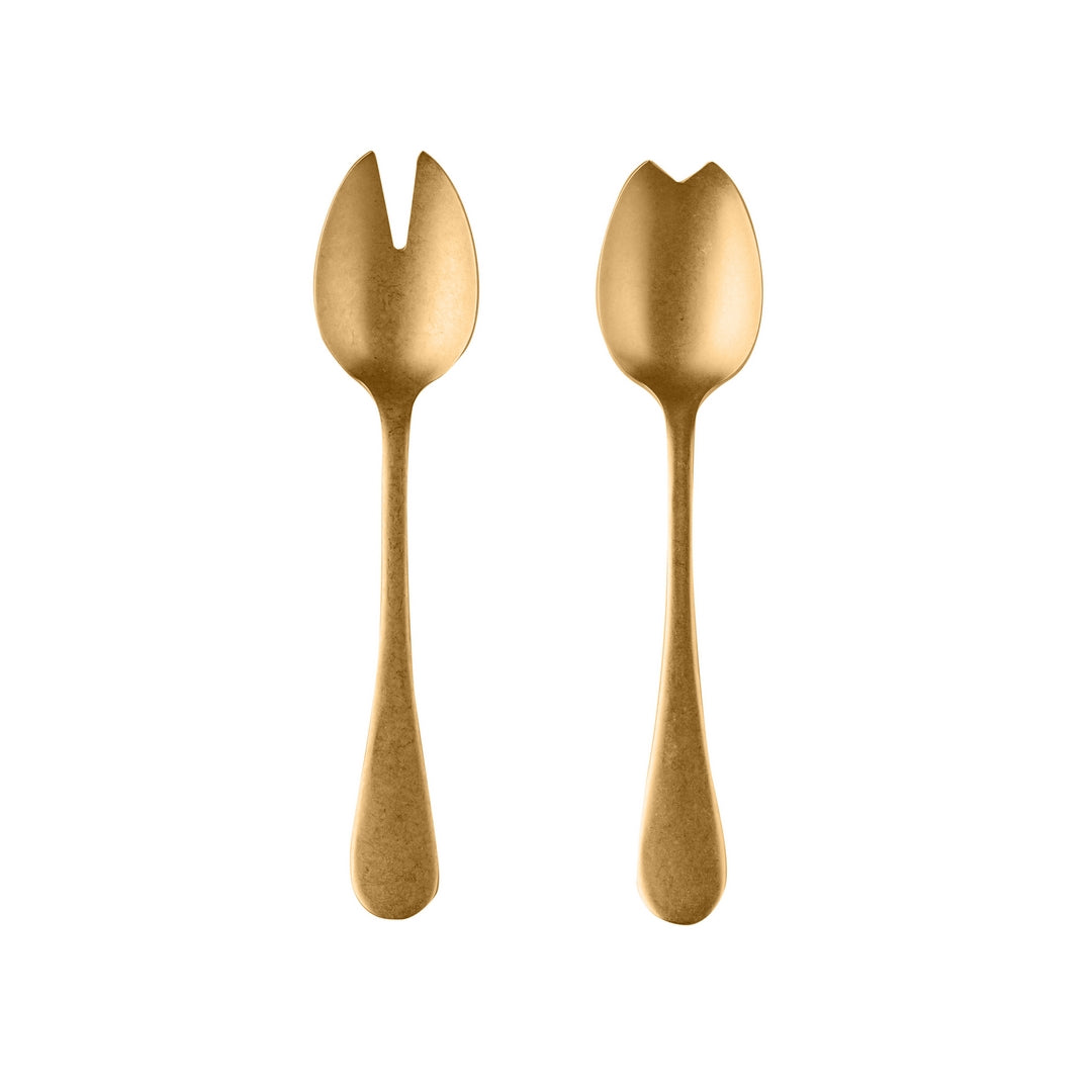 Salad Servers - Vintage Oro