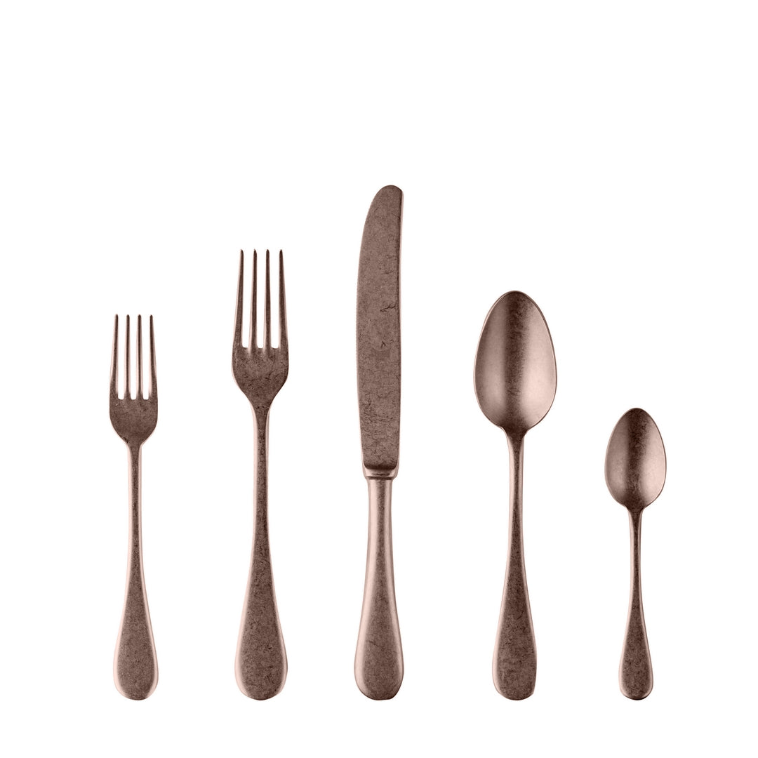 5 pcs Place Setting Vintage Bronzo