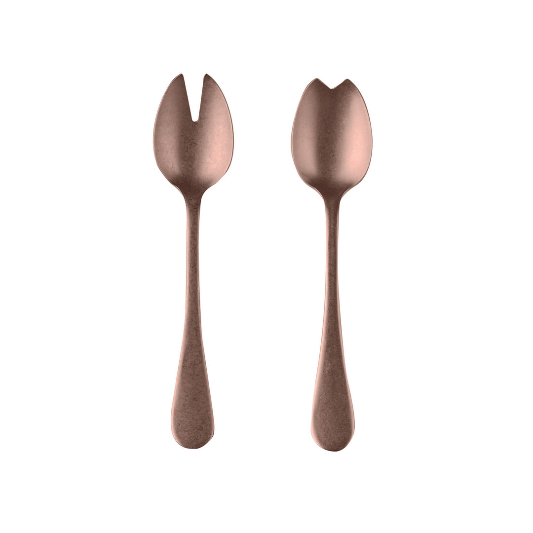 Salad Servers (Fork & Spoon) - Vintage Bronzo