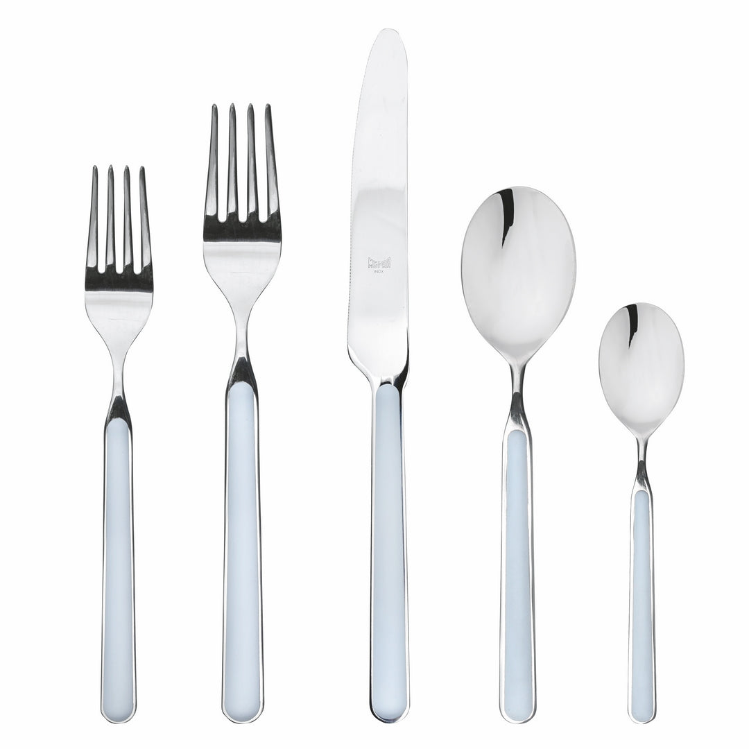 5 Piece Place Setting - Fantasia Light Blue