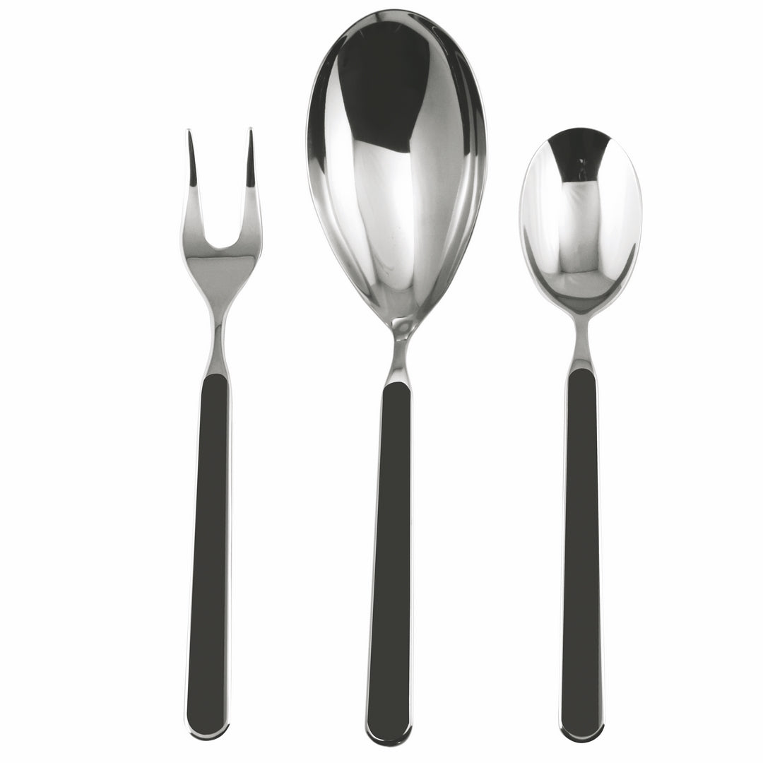 3 Piece Serving Set - Fantasia Black