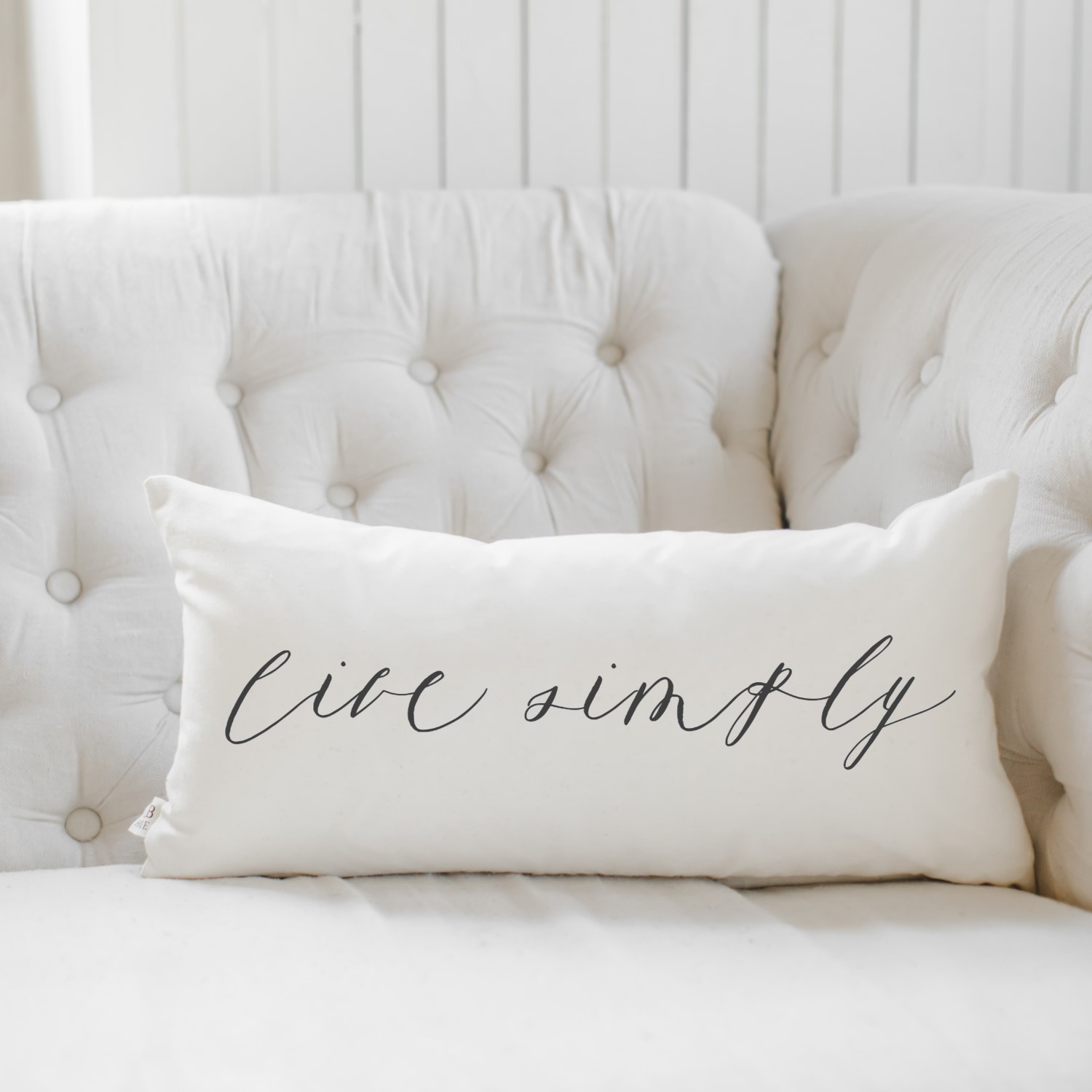 Live Simply Lumbar Pillow
