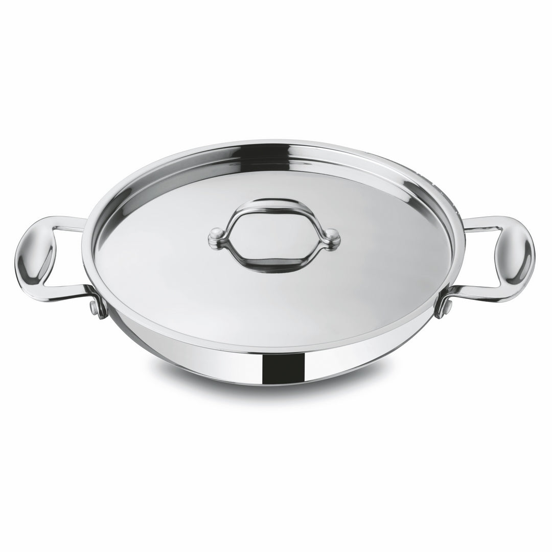 NON-STICK SAUTE PAN 2 HANDLES GLAMOUR STONE CM 32