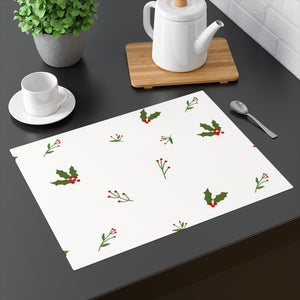 Holiday Table Placemat - Holly