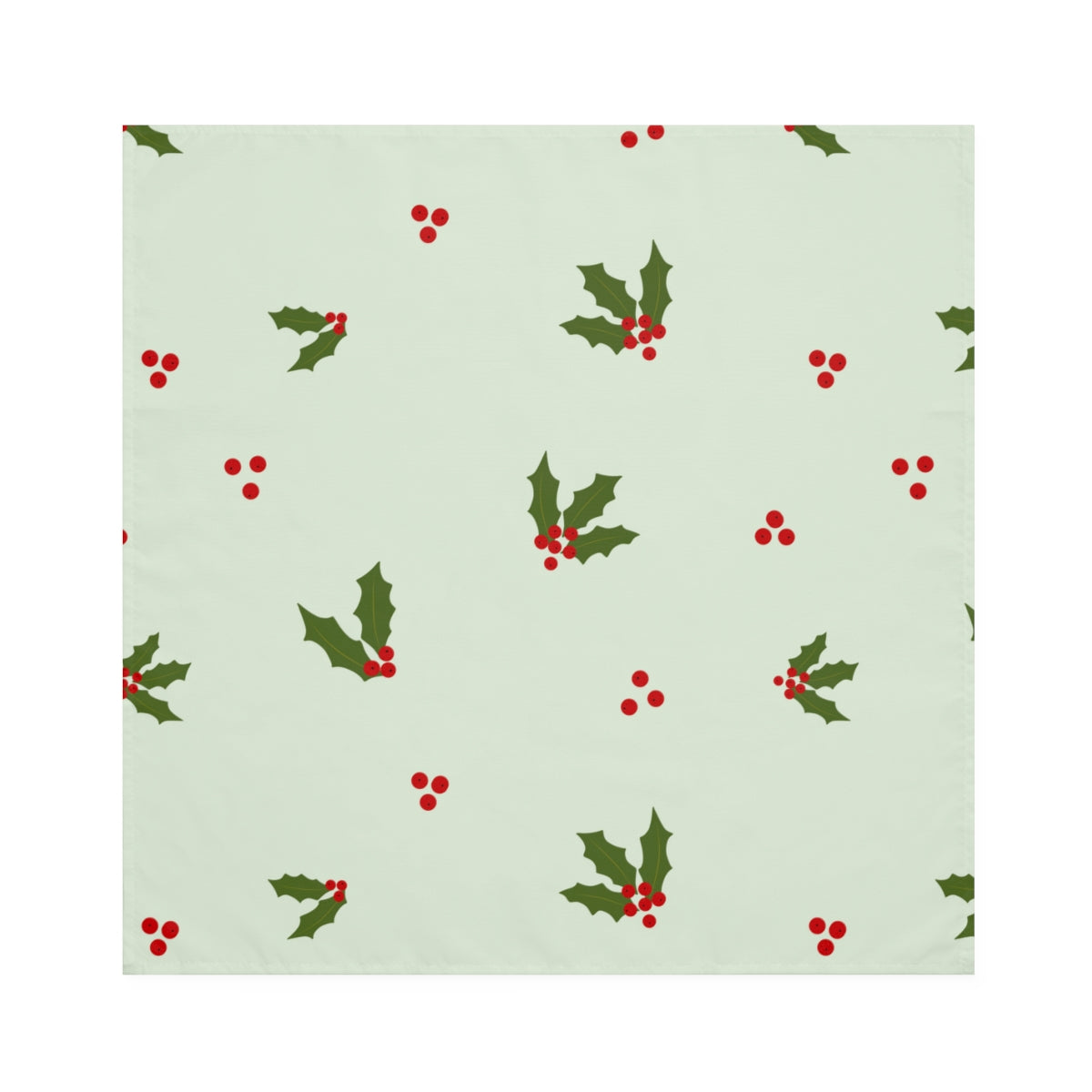 Holiday Napkins - Red & Green Holly