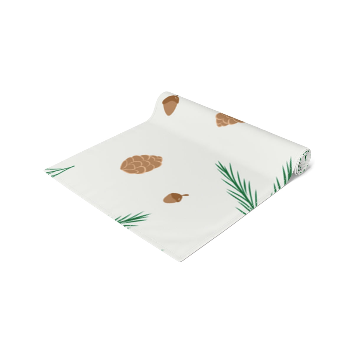 Holiday Table Runner - Pinecones & Acorns