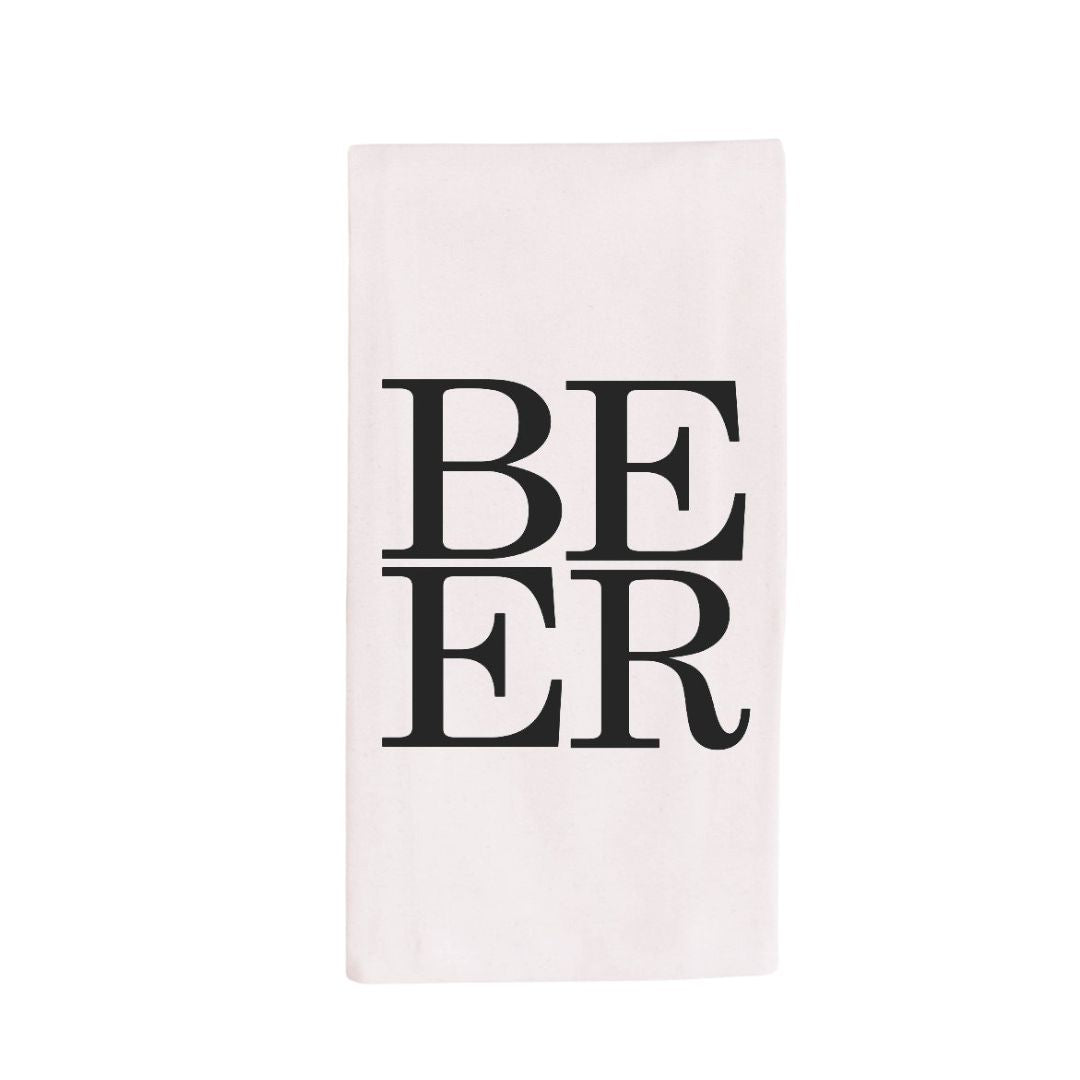 "BEER" Bar Towel - Lifestyle Details