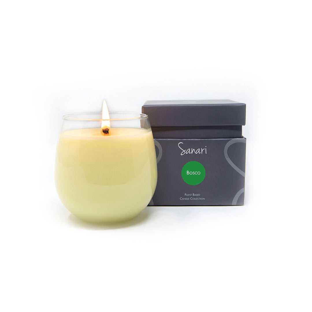 "Bosco" Scented 16oz Coconut Wax Candle I Lifestyle Details