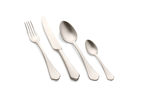 5 Piece Cutlery Set - Dolce Vita Pewter Champagne