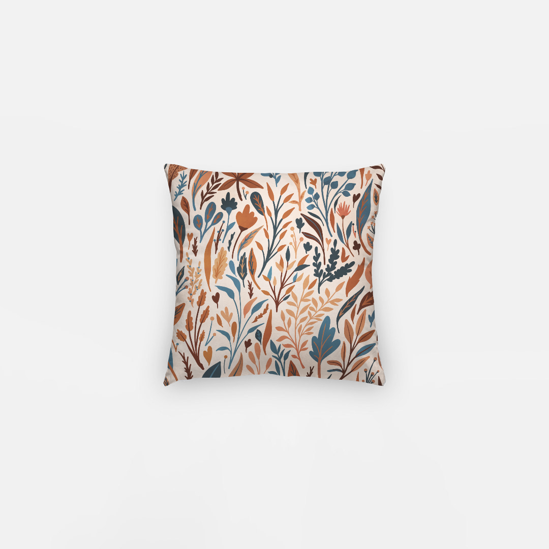 Lifestyle Details - 10x10 Colorful Autumn Pillowcase - Leaves