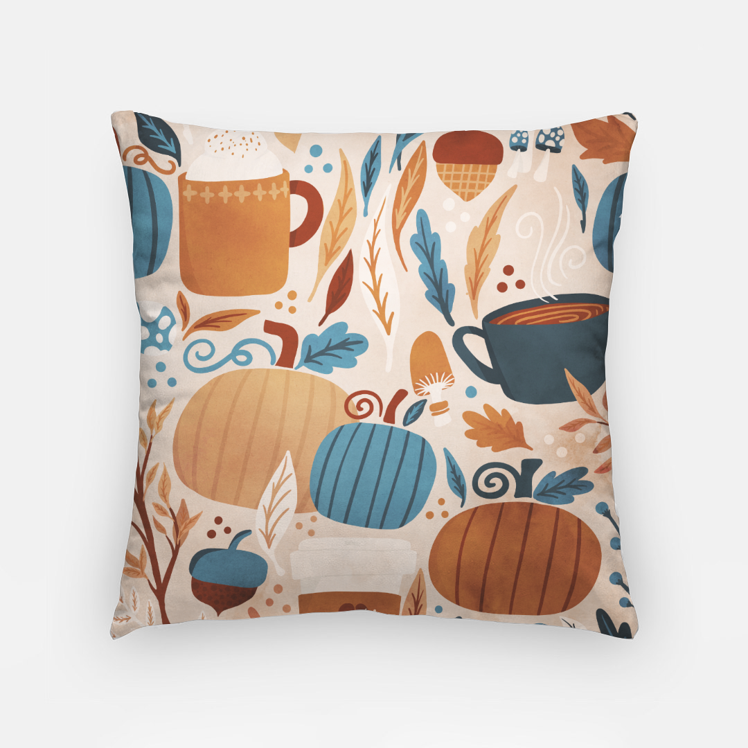 Lifestyle Details - 18x18 Colorful Autumn Pillowcase - Decor