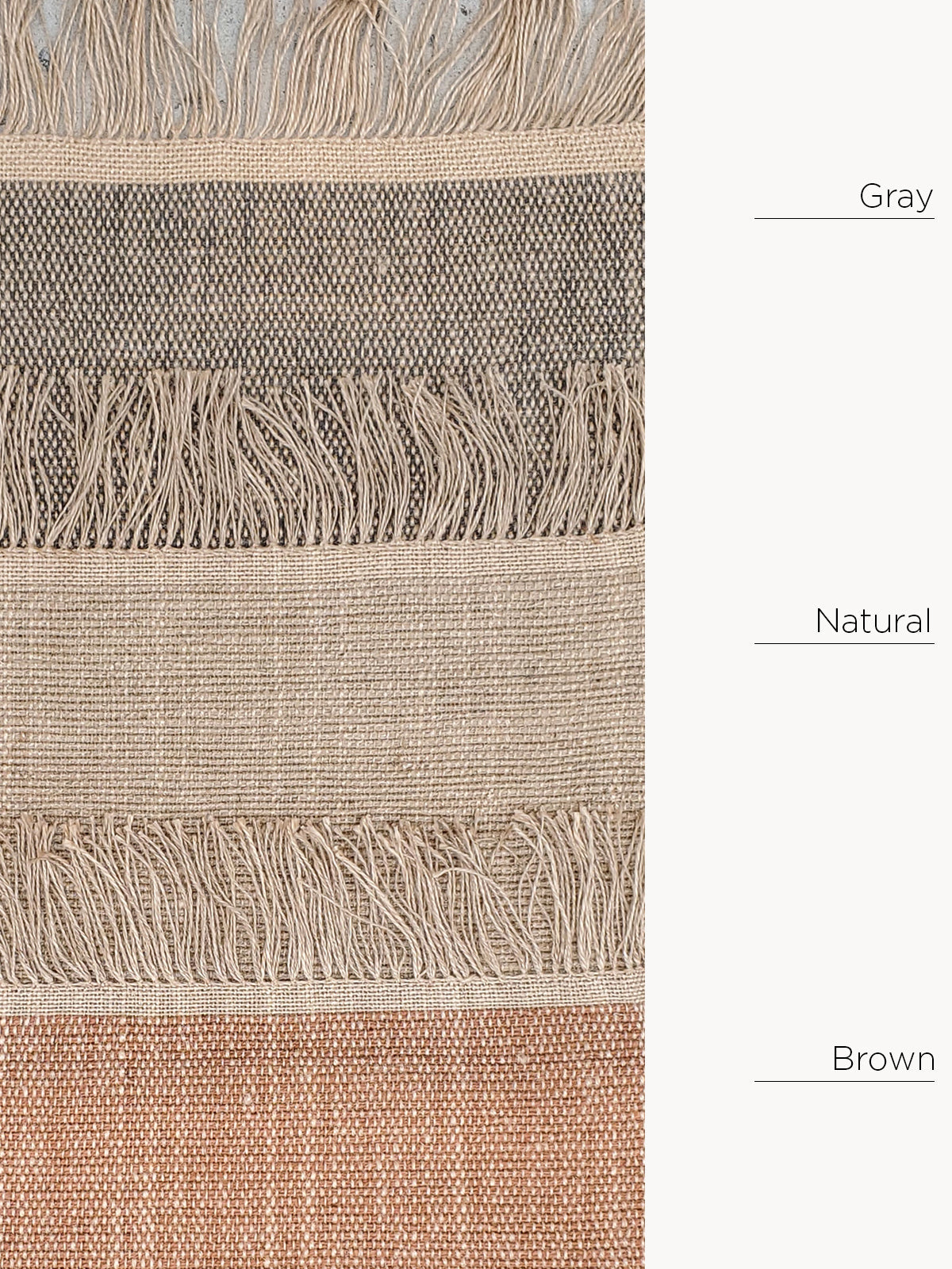 Lifestyle Details - All Goldilocks Jute Rug Colors