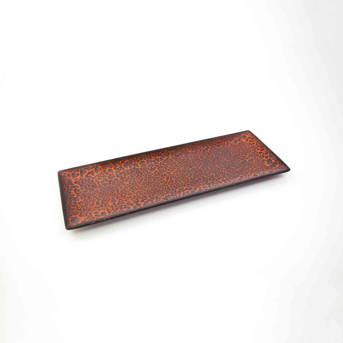 Lifestyle Details - Appetizer Plate in Tangerine