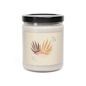 Lifestyle Details - Autumn Palms Scented Soy Wax Candle - Closed