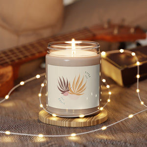 Lifestyle Details - Autumn Palms Scented Soy Wax Candle - In Use