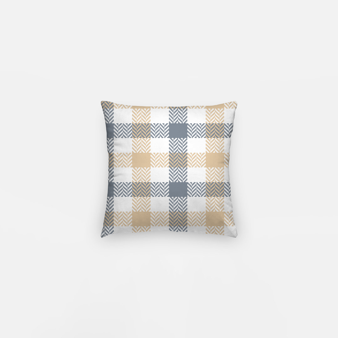 Lifestyle Details - Lifestyle Details - Autumn Plaid Pillowcase - Natural & Blue