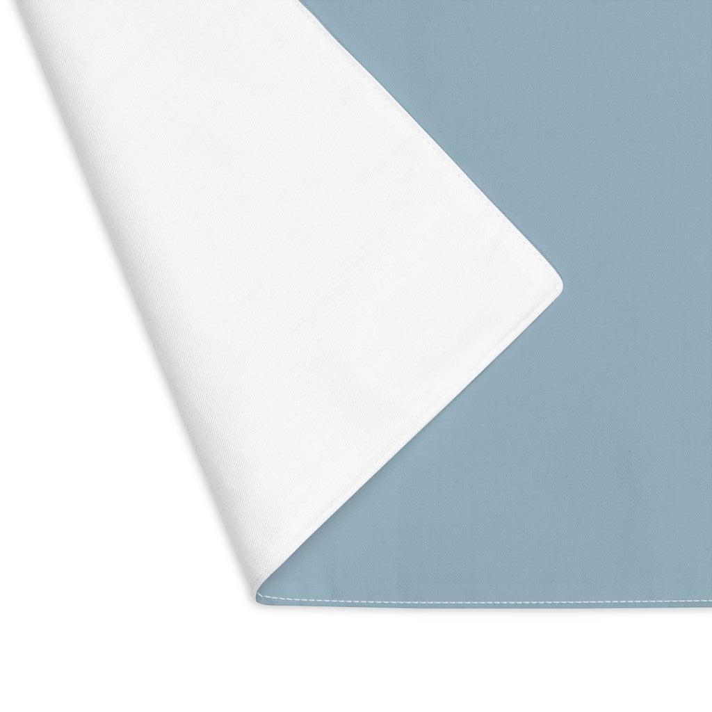 Lifestyle Details - Blue Grey Table Placemat - Front View