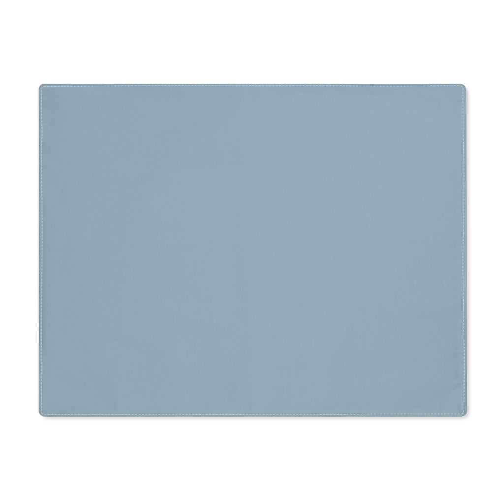Lifestyle Details - Blue Grey Table Placemat - Front View