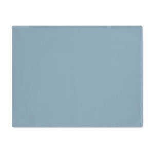 Lifestyle Details - Blue Grey Table Placemat - Front View