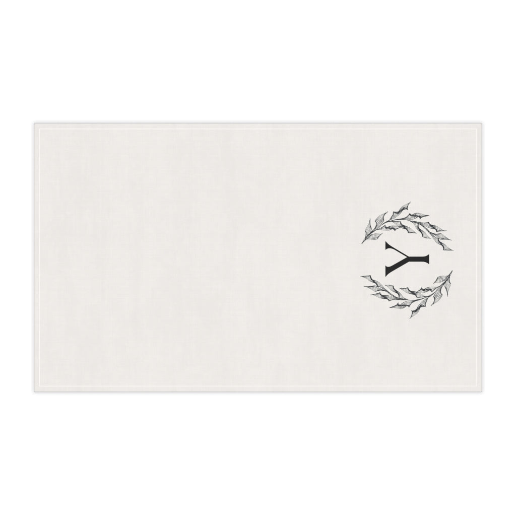 Lifestyle Details - Circular Branches Kitchen Towel - Y - Horizontal 