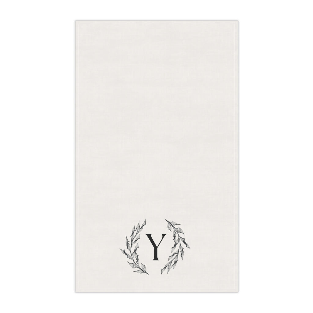 Lifestyle Details - Circular Branches Kitchen Towel - Y - Vertical