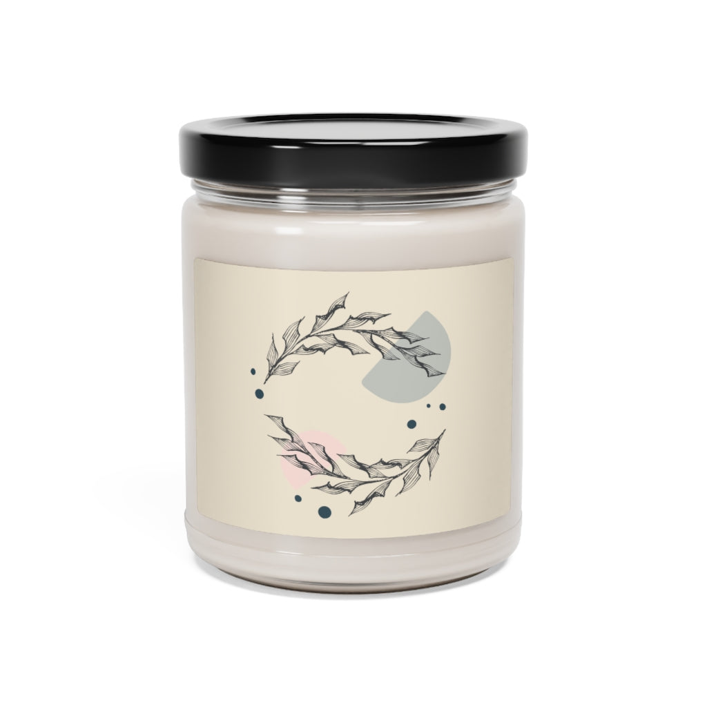 Lifestyle Details - Circular Branches Scented Soy Wax Candle - Closed